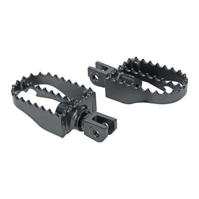 941827 - Burly, MX rider foot peg set. Black