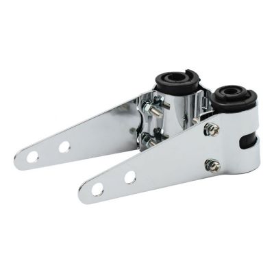 943216 - MCS Full-basic headlamp bracket assembly. Chrome. 30-38mm