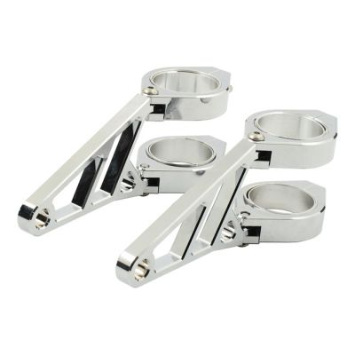 943229 - MCS Fingers, adj. headlamp bracket assembly 50/52/54mm. Chrome
