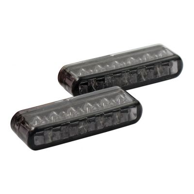 943262 - MCS Shorty LED turn signals. Smoke lens