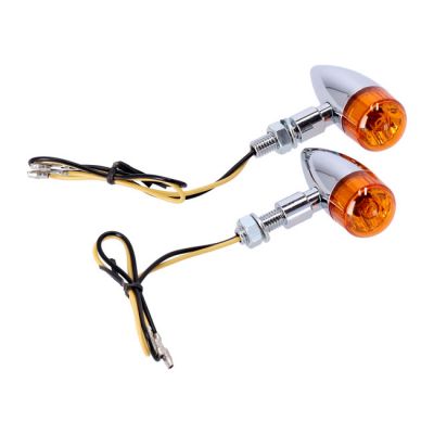 943507 - MCS Midi bullet turn signals. Chrome