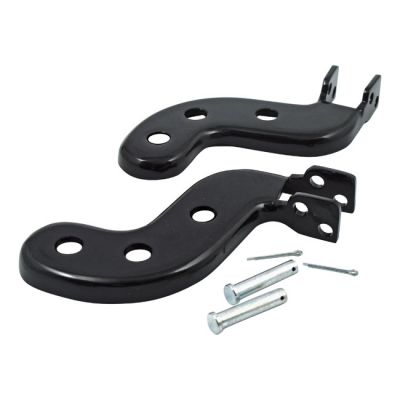 950107 - MCS Passenger foot peg bracket kit. Black