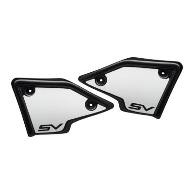 950728 - C-Racer, side number plates. Black gloss