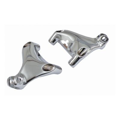 950940 - MCS Passenger foot peg mount bracket set. Chrome