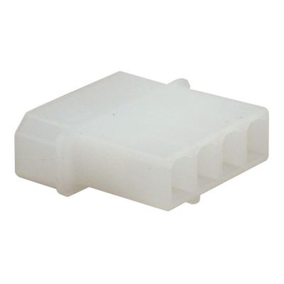 951217 - NAMZ, AMP/TE connector. White, receptacle, 4-pins