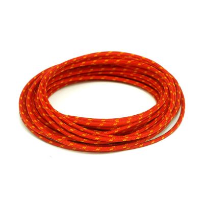 951829 - MCS Classic cloth covered wiring, 25ft. roll. Red/yellow