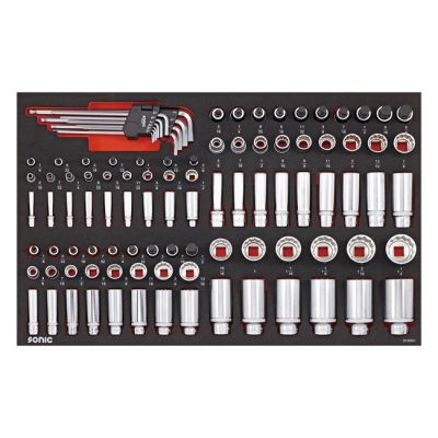 951874 - Sonic, socket & bit socket set 100-piece. US/SAE sizes