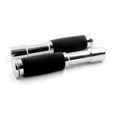 955900 - AVON GRIPS Avon Rigid highway pegs Custom Contour, chrome