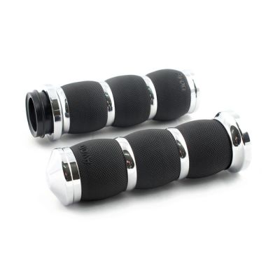 955919 - AVON GRIPS Avon, Air Cushioned grip set. Chrome