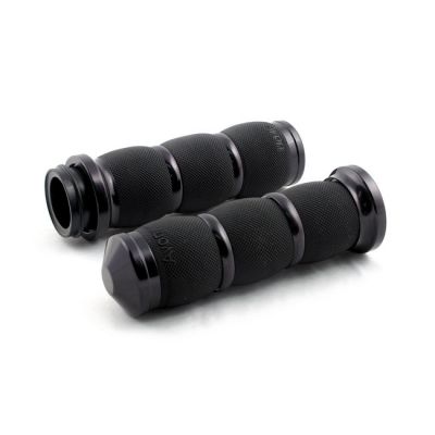 955921 - AVON GRIPS Avon, Air Cushioned grip set. Black anodized