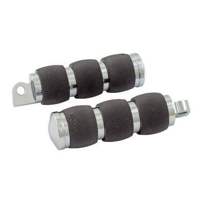 955948 - AVON GRIPS Avon Folding foot pegs Air Cushion, chrome