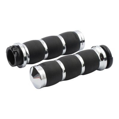 956016 - AVON GRIPS Avon grip set, Velvet air cushioned. Chrome