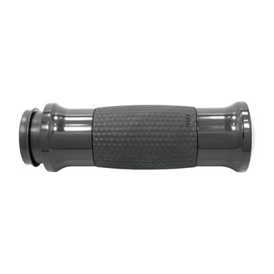 956029 - AVON GRIPS Avon, Air Gel handlebar grip set. Black anodized