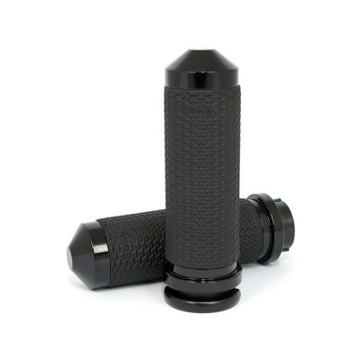 956137 - AVON GRIPS Avon, Memory Foam grip set. Large. Black anodized