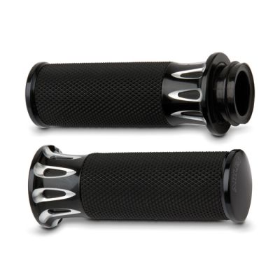 958962 - Arlen Ness, Fusion billet deep cut grips black