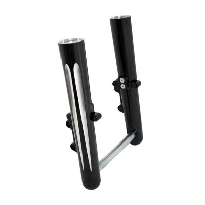 959005 - Arlen Ness, Hot legs dual disc deep cut, black