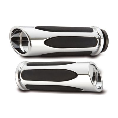 960187 - Arlen Ness, Billet deep cut comfort grips chrome