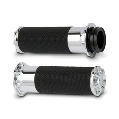 960342 - Arlen Ness, Fusion billet beveled grips chrome