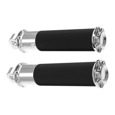 960344 - Arlen Ness, Beveled Fusion foot pegs. Chrome