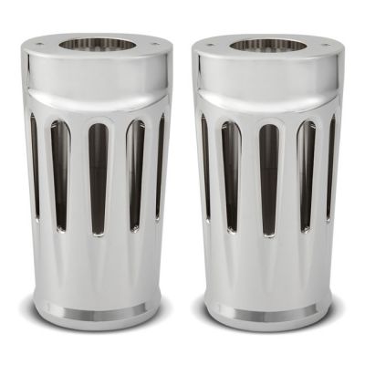 960958 - Arlen Ness, Deep Cut fork boots. Chrome