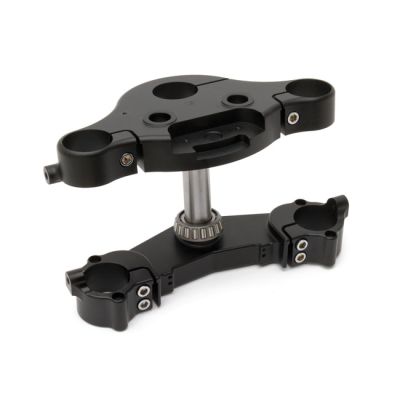 960968 - Arlen Ness, 'KO' 7° raked triple trees. Black