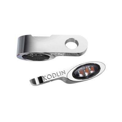 963499 - Kodlin, Elypse LED mini turn signals. Front. Chrome