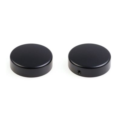 964381 - CULT WERK Cult-Werk, 2-piece fork tube cap bolt cover kit. Black