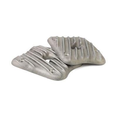 964810 - EMD, Sportster Ribster rocker cover set. Semi-Polished