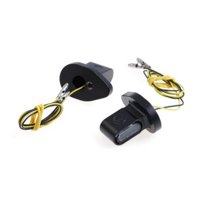 965230 - CULT WERK Cult-Werk, 'Shorty' front turn signal kit. Black