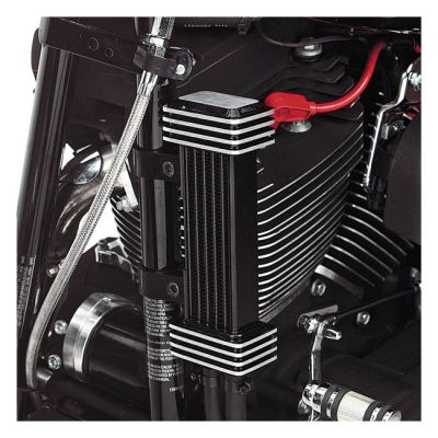 970767 - Jagg, oil cooler kit. Vertical mount, 6 row, Deluxe