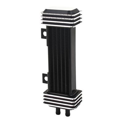970773 - Jagg, oil cooler kit. Vertical mount, 6 row, Deluxe Diamond