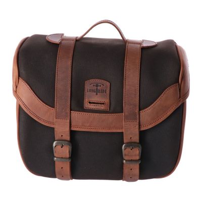 970943 - Longride, click-on Retro saddlebag waxed cotton. Khaki