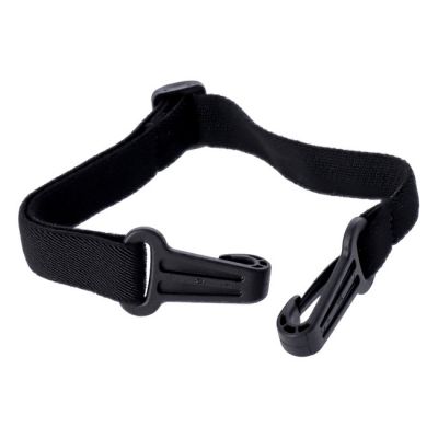 970950 - Longride, flat bungee cord. Short. Black