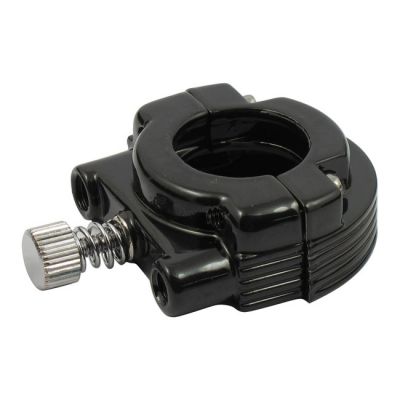 971307 - MCS Throttle clamp set, dual cable. Black