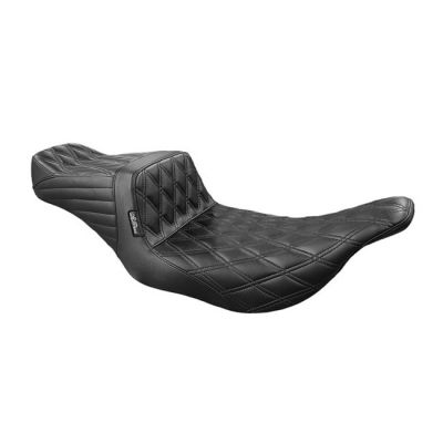 974977 - Le Pera LePera, TailWhip 2-up seat. Double Diamond stitch, black
