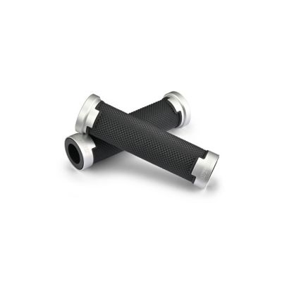 975358 - Daytona, Base grip set. Black / Silver