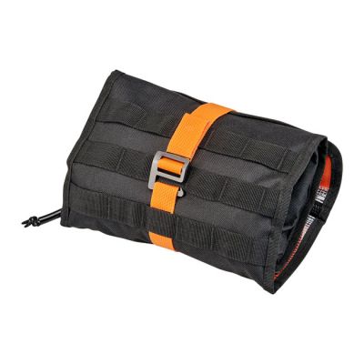 975455 - Biltwell, Exfil-0 2.0 tool roll. Black/orange