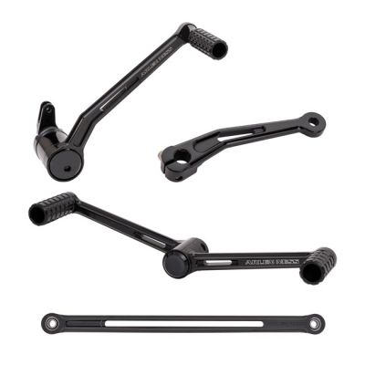 975506 - Arlen Ness, Speedliner heel/toe foot control kit. Black