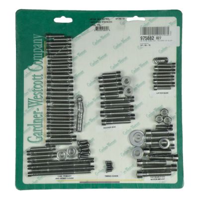 975882 - GARDNER-WESTCOTT Motor screw set, polished ss allen
