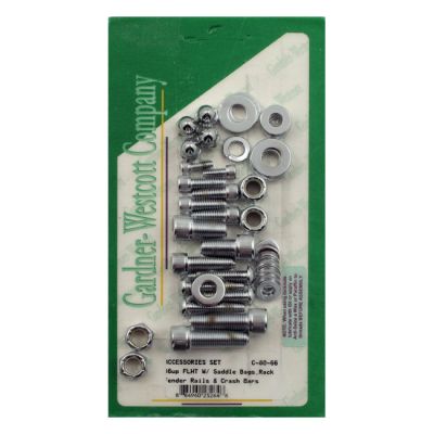 977173 - GARDNER-WESTCOTT Gardner-Wescott, saddlebag mount set. Chrome