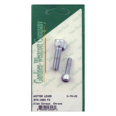 977175 - Gardner-Westcott, shifter lever mount kit. Chrome allen