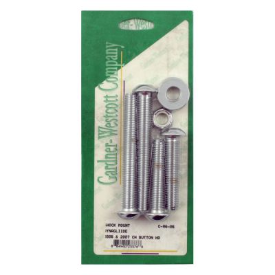 977176 - Gardner-Westcott, shock mount kit. Chrome