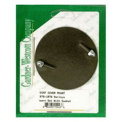 977204 - GARDNER-WESTCOTT GW, point cover mount kit. Chrome, acorn