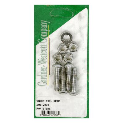 977353 - Gardner-Westcott, fender strut mount kit. Chrome Allen head