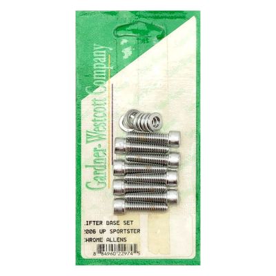 977375 - GARDNER-WESTCOTT GW, tappet block mount kit. Allenhead, chrome