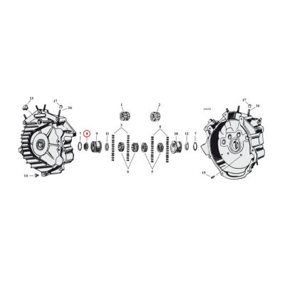977539 - Samwel Sprocket bearing end, left side