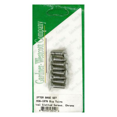 978248 - GARDNER-WESTCOTT GW, tappet block mount kit. Slotted tapered. Chrome