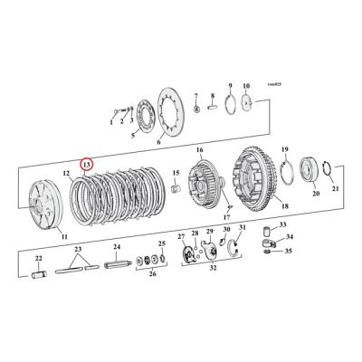 978954 - Alto, 84-89 Aramid clutch plate set. Friction