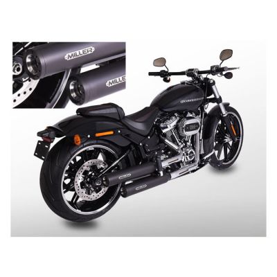 979144 - Miller Exhaust Miller, Destiny slip-on mufflers. Euro 5. Matte black