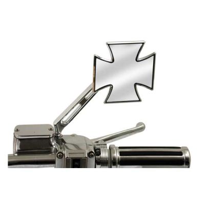 980628 - MCS Maltese cross mirror, right slotted stem